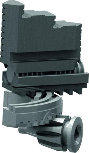 Image du produit Bison Mandrin de tour combiné 4 mors Cône courtDIN 702-3 (200 mm)