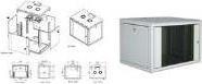 Produktbild Digitus DN-19 20-U-6/6 Wandschrank (20 HE, 19 Zoll Rack)