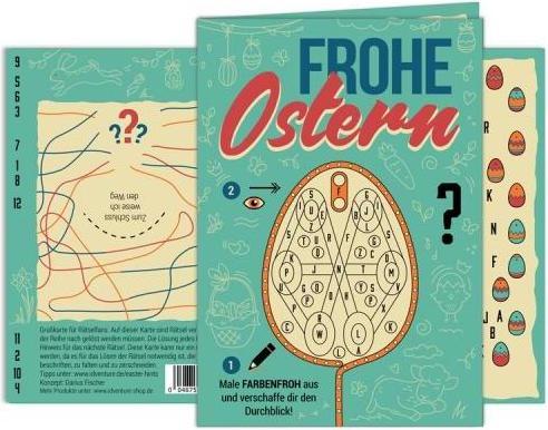 Actual product image iDventure Happy Easter - Escape greeting card (German)