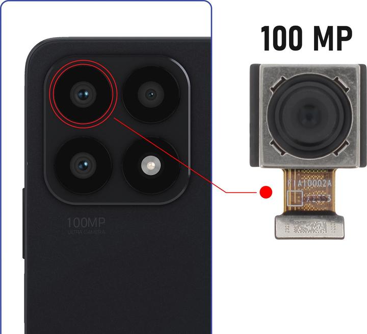 Produktbild Clappio Rückkamera für Honor X8a Hauptsensor 100MP