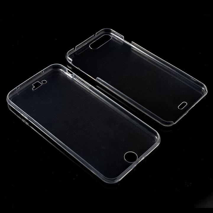 Produktbild König Design Apple iPhone 8 Plus Full Body 360 Silikon Schutzhülle Handyhülle Case Hülle Klar (Apple iPhone 8 Plus)