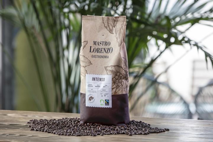 Image du produit Mastro Lorenzo Café Intenso Bourgeon biologique (1000 g, Torréfaction foncée)