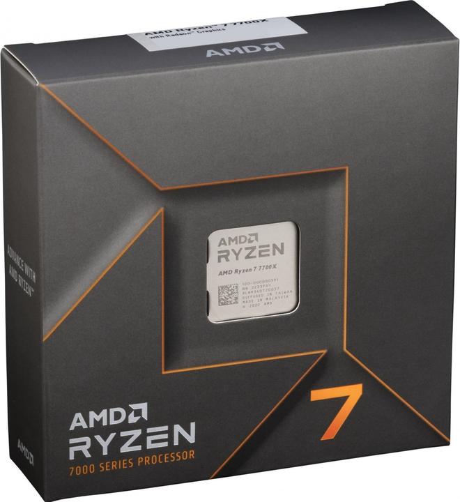 AMD Ryzen 7 7700X (AM5, 4.50 GHz, 8 -Core)