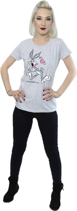 Actual product image Looney Tunes Womens/Ladies Bugs Bunny In Love Cotton T-Shirt (XL)