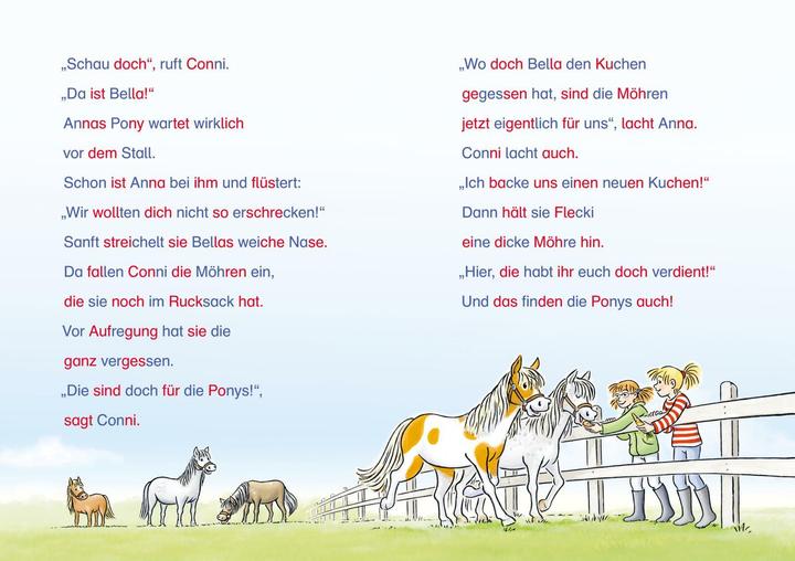 Actual product image LESEMAUS zum Lesenlernen Sammelbände: Pony-Silben-Geschichten mit Conni (German, Liane Tailor, Herdis Albrecht, Julia Boehme, 2024)