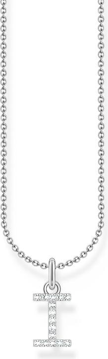 Thomas Sabo Kette mit Buchstaben-Anhänger I Silber (925 Sterlingsilber, 38 - 45 cm)