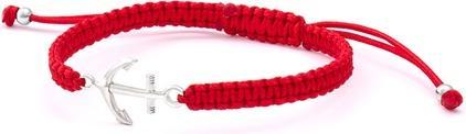 Actual product image Beneto Cord red kabbala bracelet Anchor AGB548 (L)