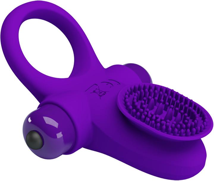 Actual product image Pretty Love Vibrating penis ring with perineum stimulator (5.60 cm)