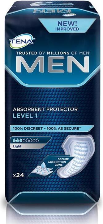 Actual product image Tena MEN pads for bladder incontinence level 3 (16 x, Regular)