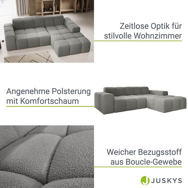 Produktbild Juskys Sofa Merano Rechts (Ecksofa)