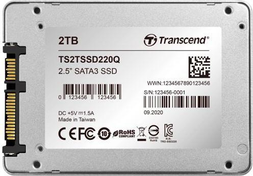 Image du produit Transcend SSD220Q (2000 Go, 2.5")