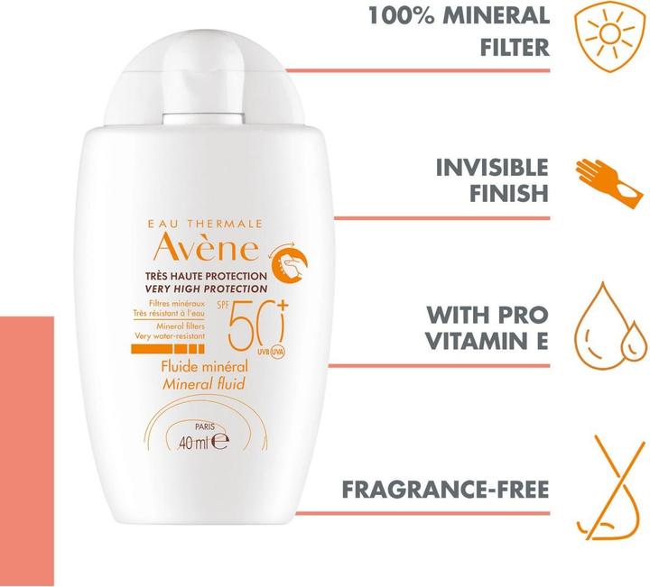 Produktbild Avène Sonnenfluid (Sonnencreme, SPF 50+, 40 ml, 70 g)