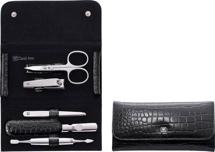 Actual product image Zwilling 97508-004-0 Inox case in crocodile look black