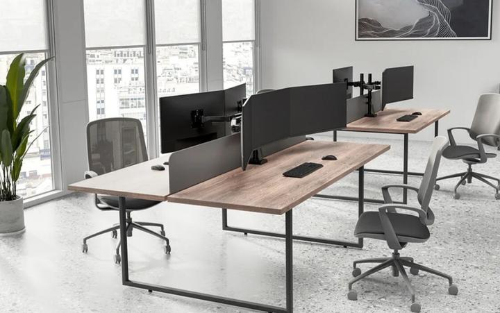 Actual product image Neomounts Dis Public Mount DS60-600BL3 Black (Table, 27")