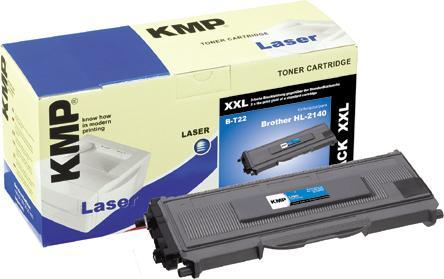 Produktbild KMP B-T22 Toner XXL kompatibel mit Brother TN-2120 X (BK)