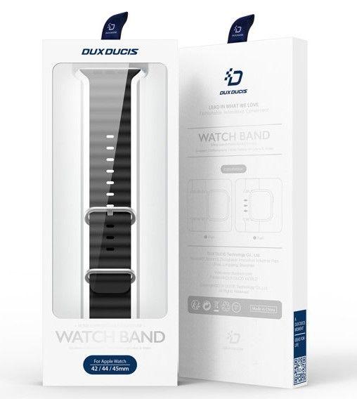 Produktbild Dux Ducis Strap Watch Strap 8 / 7 / 6 / 5 / 4 / 3 / 2 / SE (45 / 44 / 42mm) Silicone Band Bracelet B (44 mm, 45 mm, 42 mm, Edelstahl, Silikon (liquid))