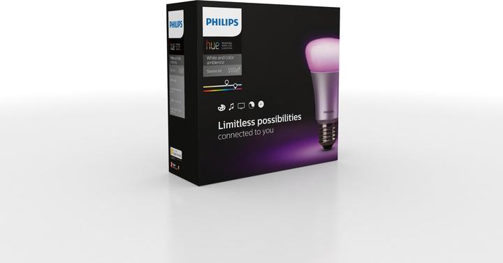 Image du produit Philips Kit de démarrage Hue White & Color Ambiance (E27, 10 W)