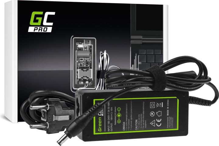 Actual product image GreenCell PRO Power Supply Charger for Laptop Samsung R522 R530 R540 R580 Q35 Q45 (60 W)