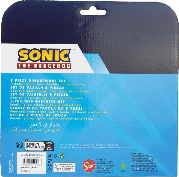 Actual product image Stor Sonic - 5-piece tableware set