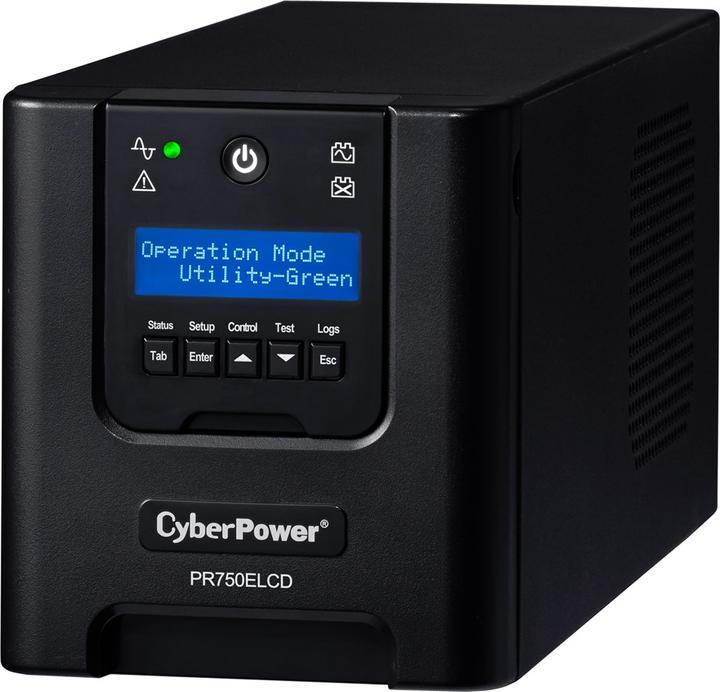 Produktbild Cyberpower Professional Tower Series PR750ELCD (750 VA, 675 W, Line-Interaktiv USV)