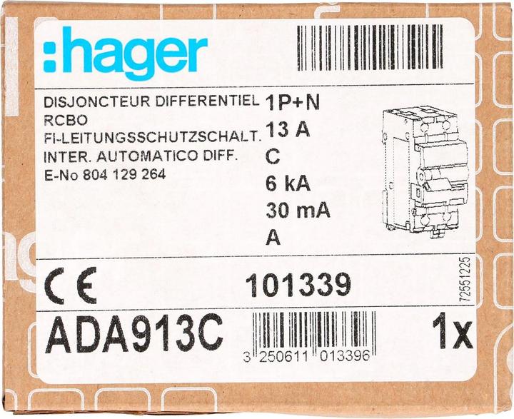 Image du produit Hager FI-LS 1P+N