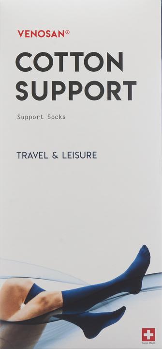 Produktbild Venosan COTTON SUPPORT Socks A-D navy (M)