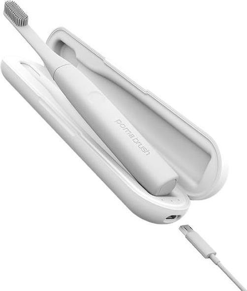 Actual product image Poma Electric toothbrush with silicone brush head (Oscillating toothbrush)