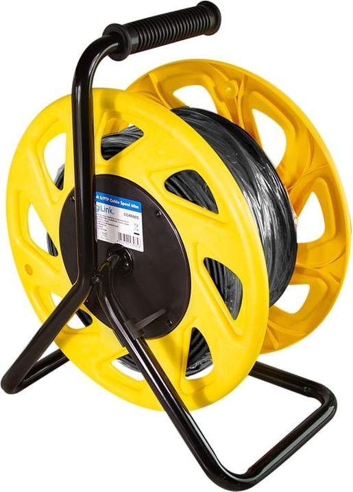 Produktbild LogiLink Mobile Kabeltrommel Cat.7 S/FTP, TPE, 60 m (S/FTP, CAT7, 60 m)