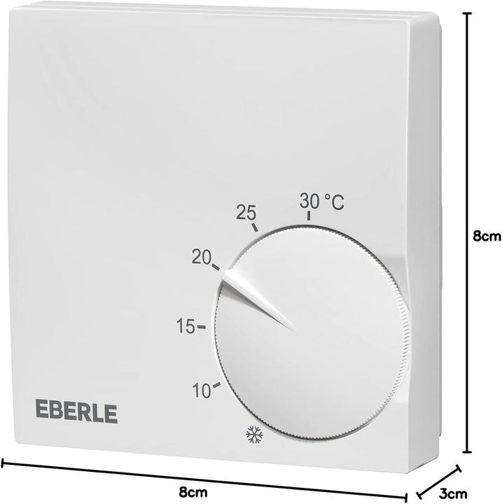 Immagine prodotto Eberle Controls Termostato ambiente RTR S 6121 1, Termostato ambiente Slimline