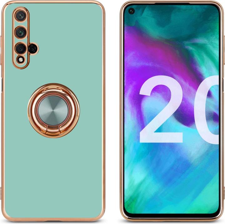 Image du produit Cadorabo Coque pour Honor 20 / 20S / Huawei NOVA 5T en TPU avec protection de l'appareil photo et anneau (K20, TCL 20S, Huawei Nova 5T)