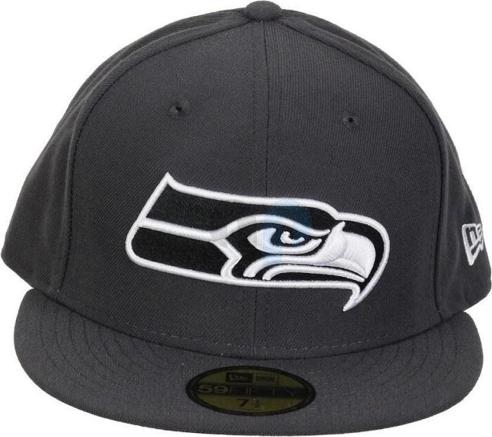 Produktbild New Era NFL - Seattle Seahawks - Graphite 59Fifty Cap Weiss 7 1/8 (56)