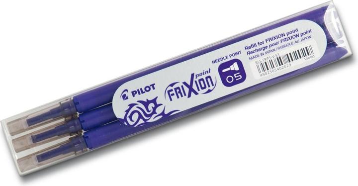 Actual product image Pilot FriXion Refill Point Set Set of 3 (Refill, Violet, 0.25 mm)