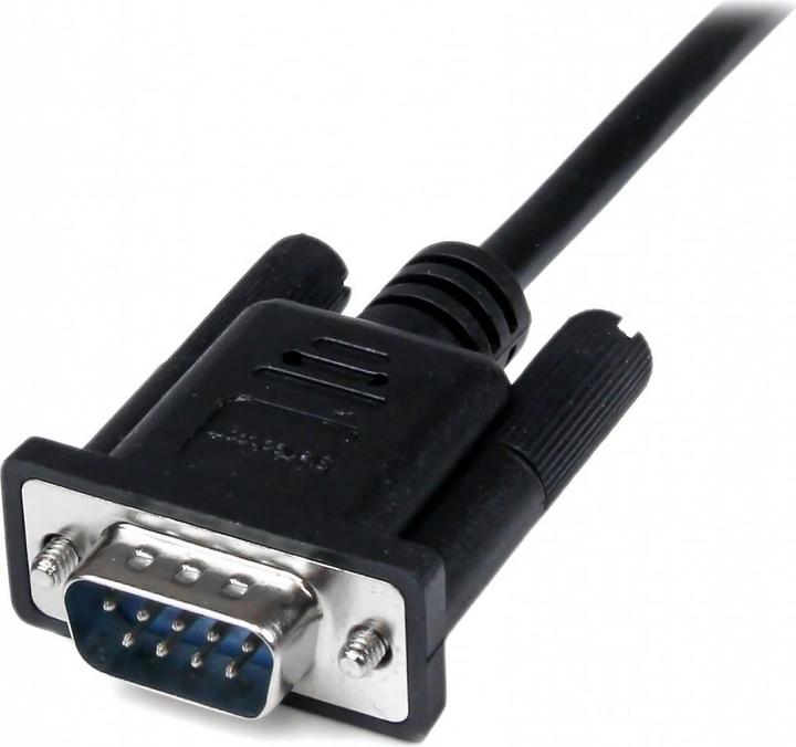Actual product image StarTech 1m Black Db9 Null Modem Cable (1 m)