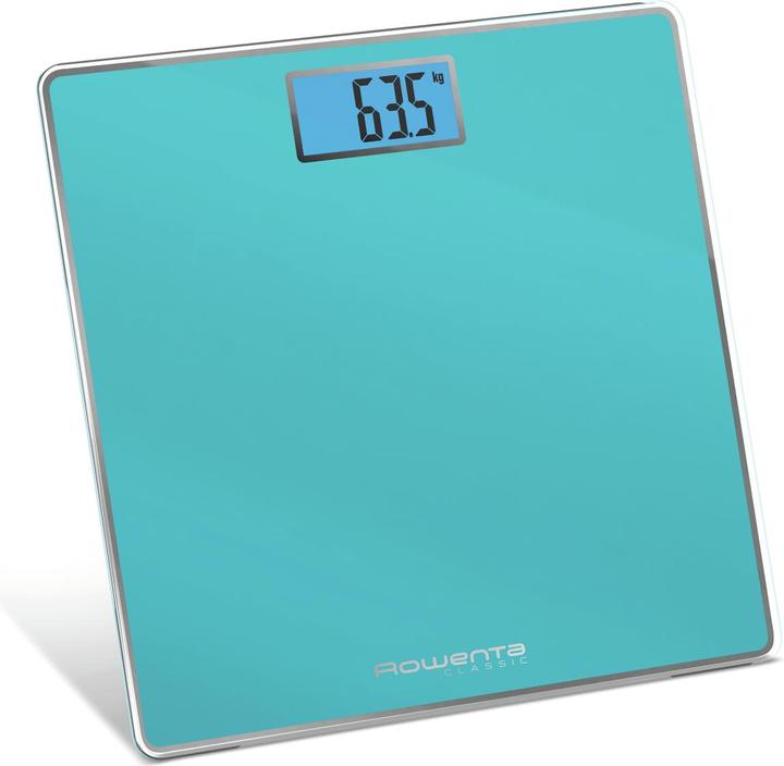 Produktbild Rowenta Classic BS1503 Square Turquoise Elektronische Personenwaage (160 kg)