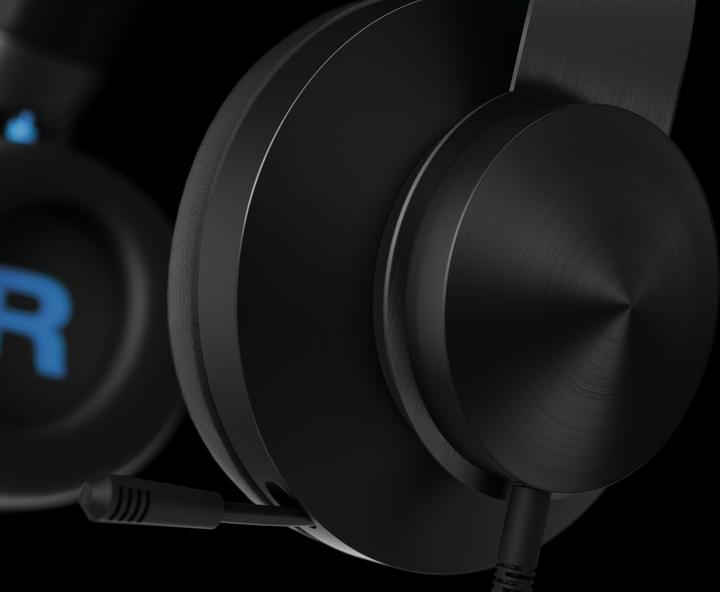 Actual product image Lenovo Legion H300 Headphones Wired Headband Gaming Black (Cable)