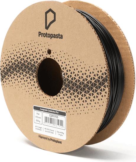 Actual product image Proto-pasta Conductive (PLA, 1.75 mm, 500 g, Black)