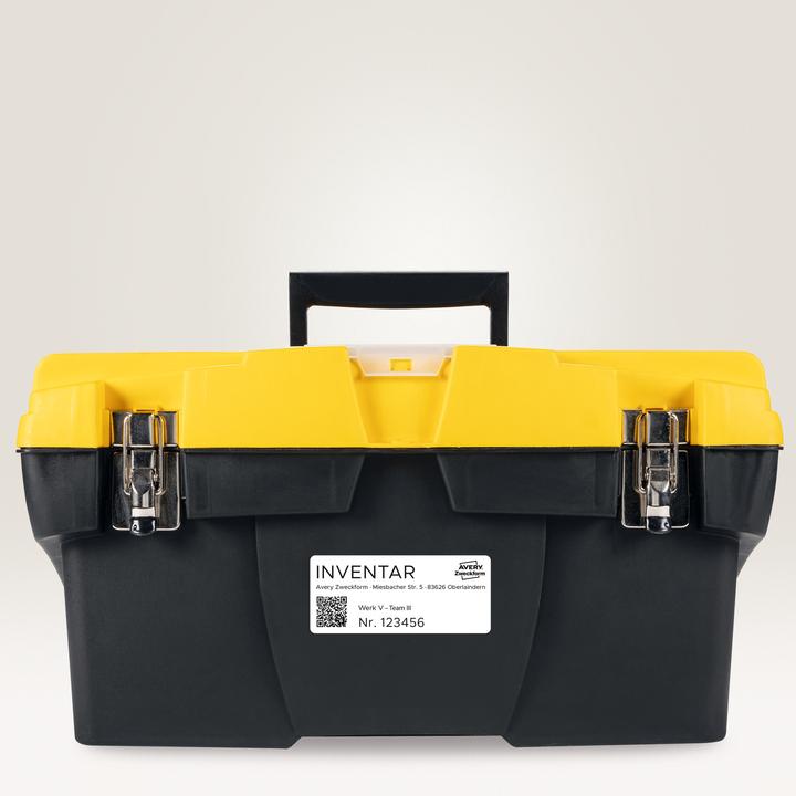 Actual product image Avery Wetterfeste, wiederablösbare Etiketten