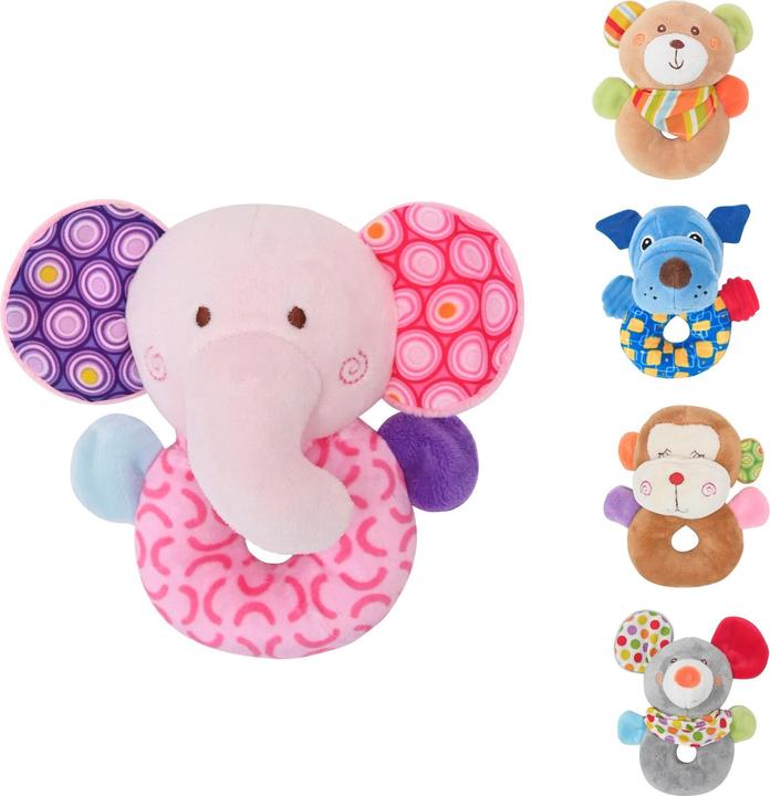 Actual product image Lorelli Baby rattle plush animals