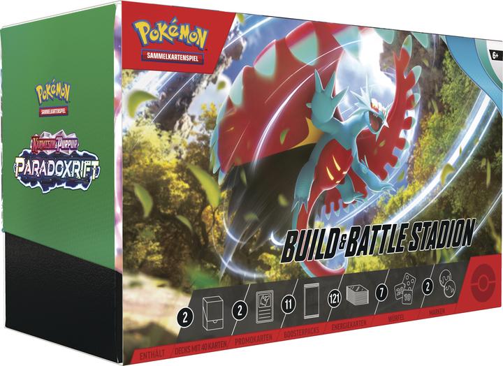 Produktbild Pokémon KP04 Karmesin&Purpur Miraidon EX Build & Battle Stadion *Deutsche Version* (Deutsch, Build & Battle Box)