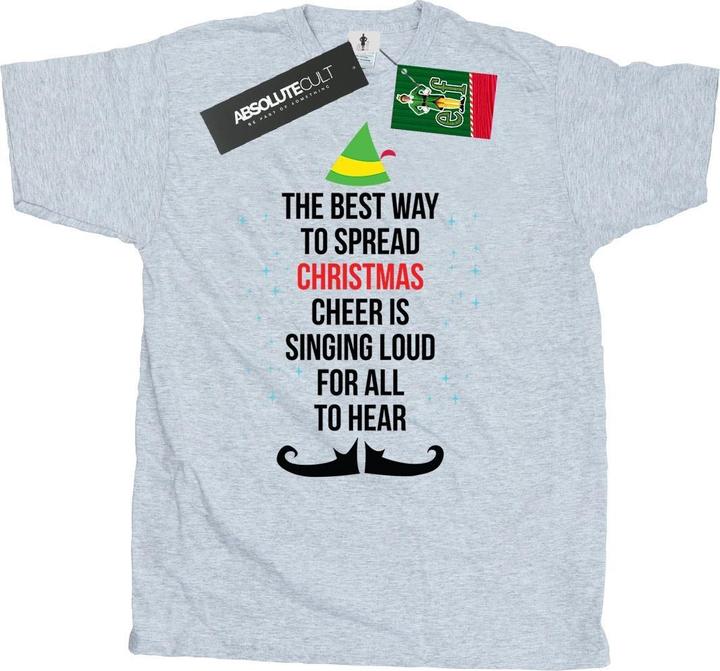 Produktbild Elf Christmas Cheer Text TShirt (XL)