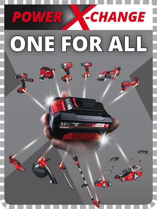 Actual product image Einhell TE-CL 18/2001 (1966 lm)