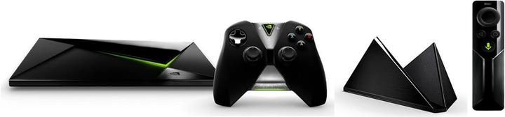 Actual product image NVIDIA SHIELD TV Pro + Remote + Stand