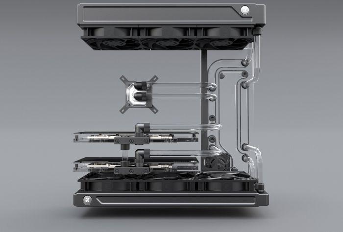 Actual product image Lian-Li O11D Distro-Plate G1 Distribution plate - incl. pump
