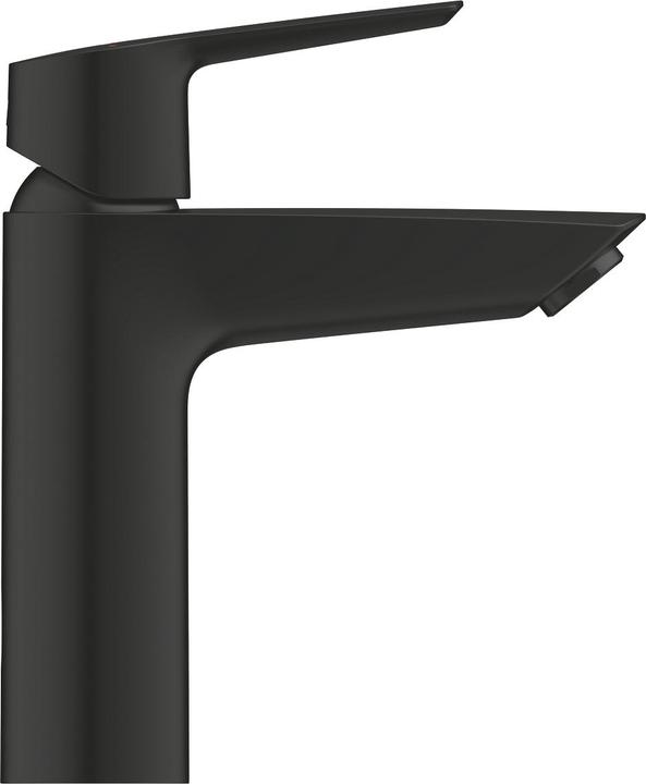 Productafbeelding Grohe Start QuickFix lavabokraan, M-formaat, push-open, koud water op middelste stand, mat zwart