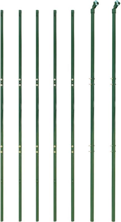 Image du produit VidaXL Maschendrahtzaun Grün 1,6x10 m Verzinkter Stahl, Farbe