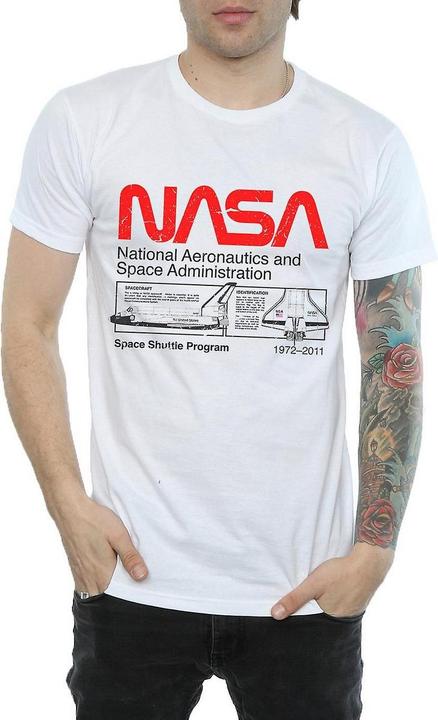 Immagine prodotto Nasa Maglietta da uomo in cotone Space Shuttle (XL)