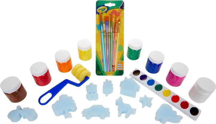 Actual product image Crayola Deluxe luxury washable paint set