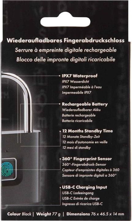 Image du produit Paladin Fingerprint-Schloss