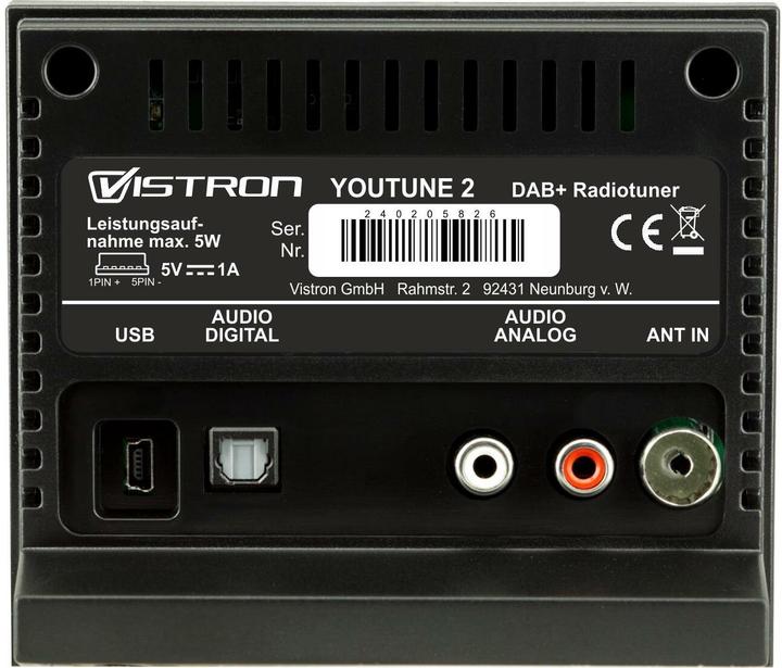 Image du produit Vistron CE Youtune2 (DAB+ DAB, VHF)