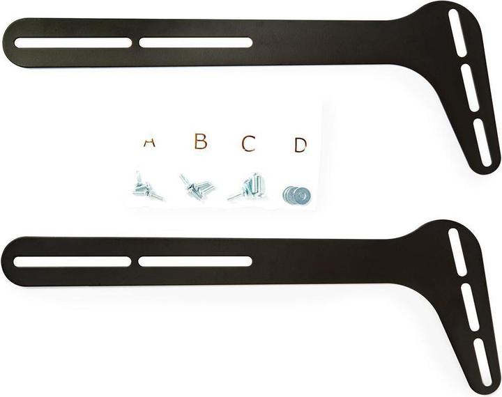 Actual product image Nedis Soundbar Bracket Universal Connected to the TV 15 kg Fixed Steel Black